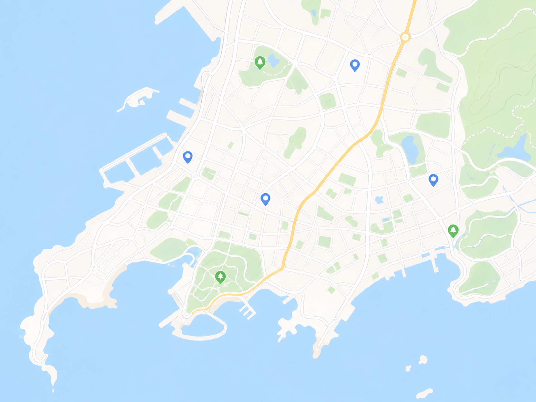 青岛市市南区公司位置示意图
